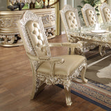 HD-8022 Champagne Gold 7-Piece Dining Room Set from Homey Design - Luna Furniture