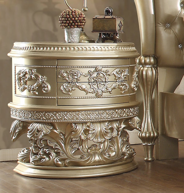HD-8022 Champagne Gold Nightstand