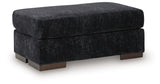Whitmore Manor Black Pearl Ottoman from Ashley - Luna Furniture