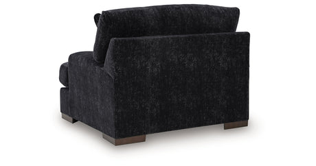 Whitmore Manor Black Pearl Oversized Chair from Ashley - Luna Furniture
