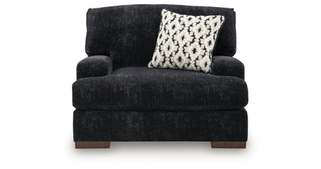 Whitmore Manor Black Pearl Oversized Chair from Ashley - Luna Furniture