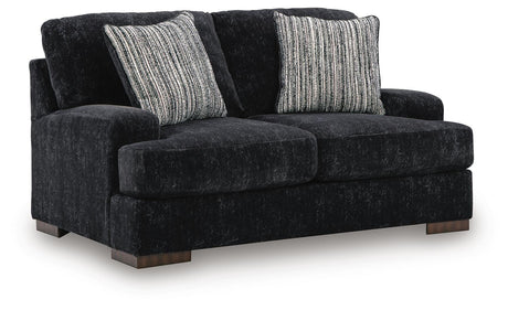 Whitmore Black Pearl Manor Sofa and Loveseat from Ashley - Luna Furniture