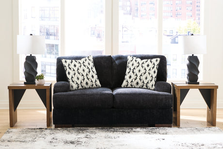 Whitmore Black Pearl Manor Sofa and Loveseat from Ashley - Luna Furniture