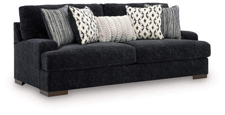 Whitmore Black Pearl Manor Sofa and Loveseat from Ashley - Luna Furniture