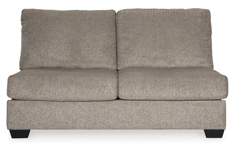 Ballinasloe Platinum 3-Piece Sectional with Ottoman from Ashley - Luna Furniture