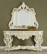 HD-8089 White Gloss/Pastel Highlights Console Table from Homey Design - Luna Furniture
