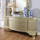 HD-8092 Satin Gold Dresser from Homey Design - Luna Furniture