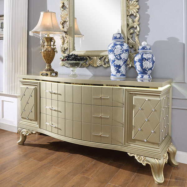HD-8092 Satin Gold Dresser