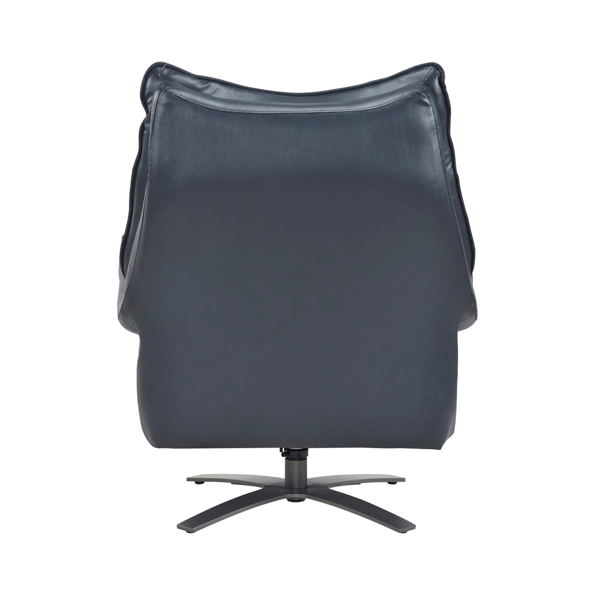 8106BUE-1PW POWER RECLINING SWIVEL CHAIR WITH MANUAL ADJUSTABLE HEADREST from Homelegance - Luna Furniture