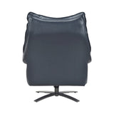 8106BUE-1PW POWER RECLINING SWIVEL CHAIR WITH MANUAL ADJUSTABLE HEADREST from Homelegance - Luna Furniture