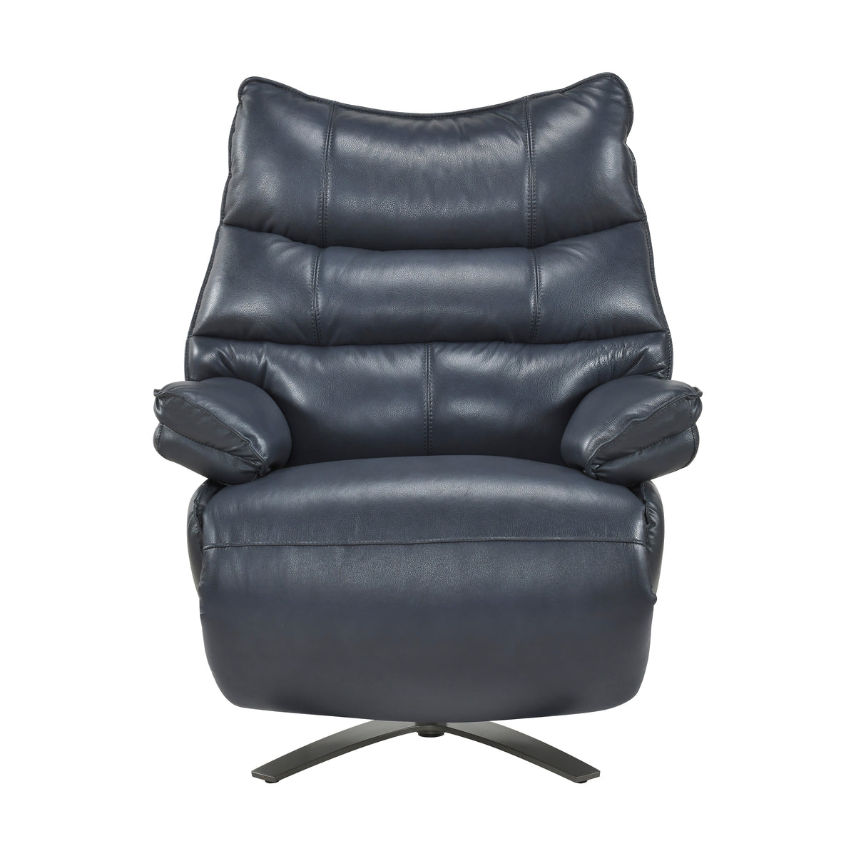 8106BUE-1PW POWER RECLINING SWIVEL CHAIR WITH MANUAL ADJUSTABLE HEADREST from Homelegance - Luna Furniture