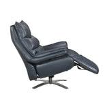 8106BUE-1PW POWER RECLINING SWIVEL CHAIR WITH MANUAL ADJUSTABLE HEADREST from Homelegance - Luna Furniture
