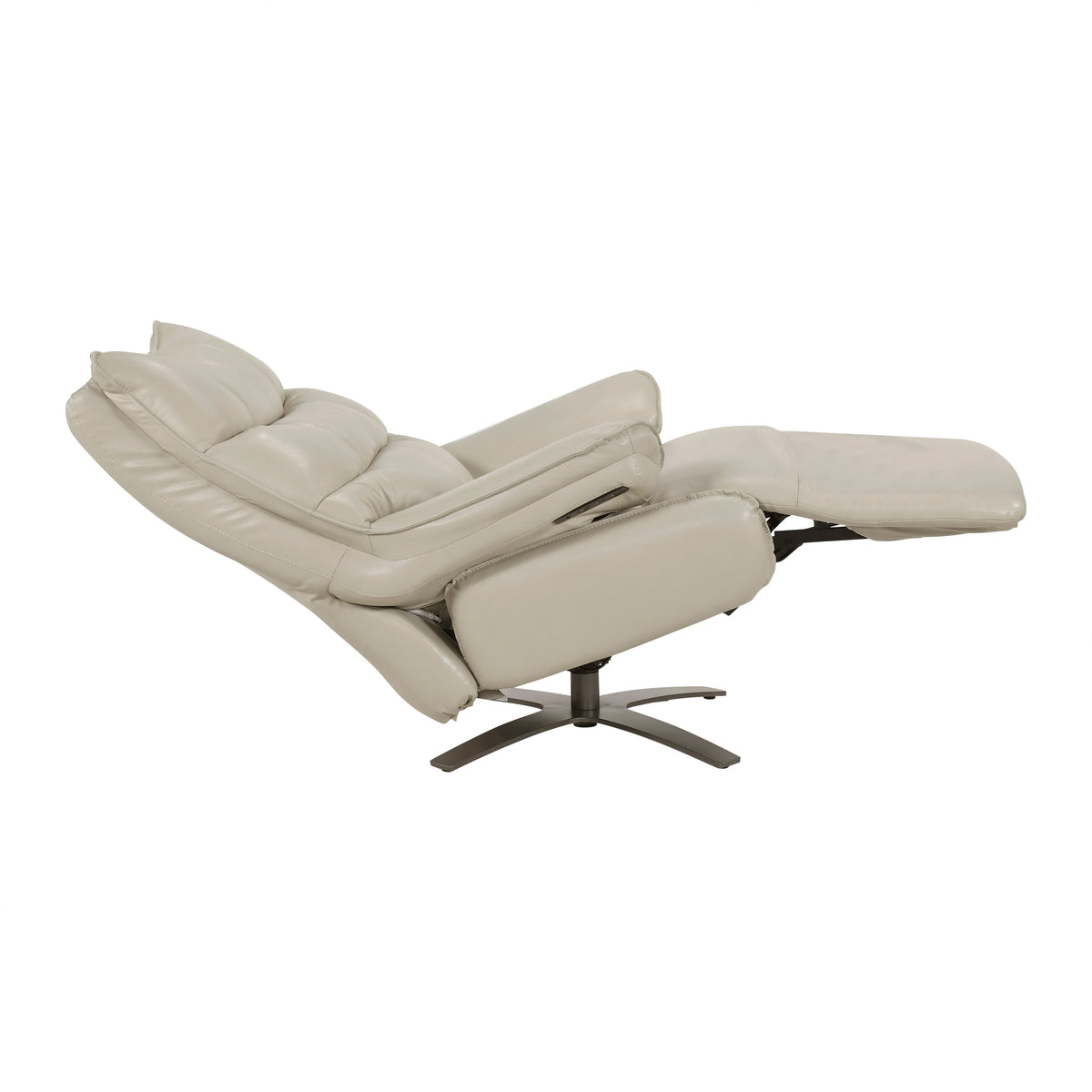 8106TPE-1PW POWER RECLINING SWIVEL CHAIR WITH MANUAL ADJUSTABLE HEADREST from Homelegance - Luna Furniture