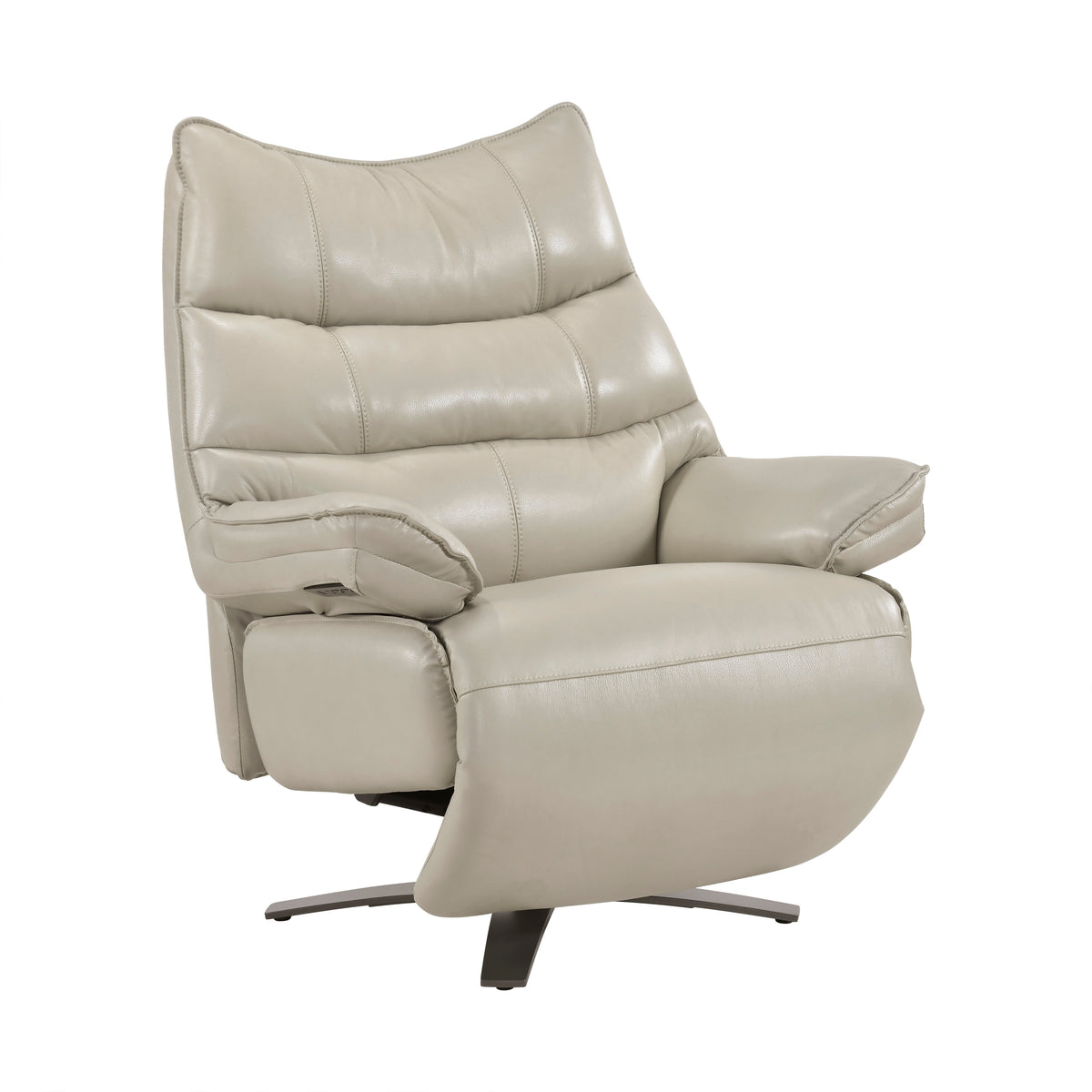 8106TPE-1PW POWER RECLINING SWIVEL CHAIR WITH MANUAL ADJUSTABLE HEADREST from Homelegance - Luna Furniture