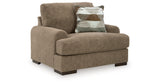 Jayne Park Pecan Oversized Chair from Ashley Furniture - Luna Furniture
