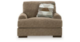Jayne Park Pecan Oversized Chair from Ashley Furniture - Luna Furniture