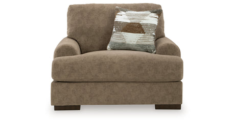 Jayne Park Pecan Oversized Chair from Ashley Furniture - Luna Furniture