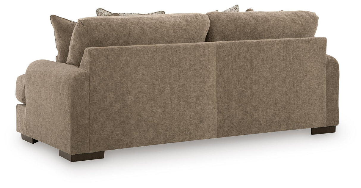 Jayne Park Pecan Sofa and Loveseat