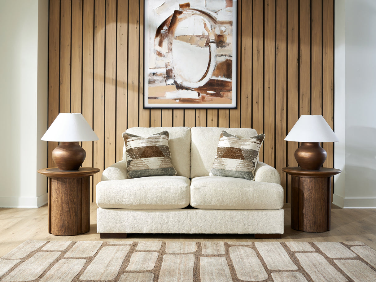 Jayne Park Sand Loveseat from Ashley - Luna Furniture