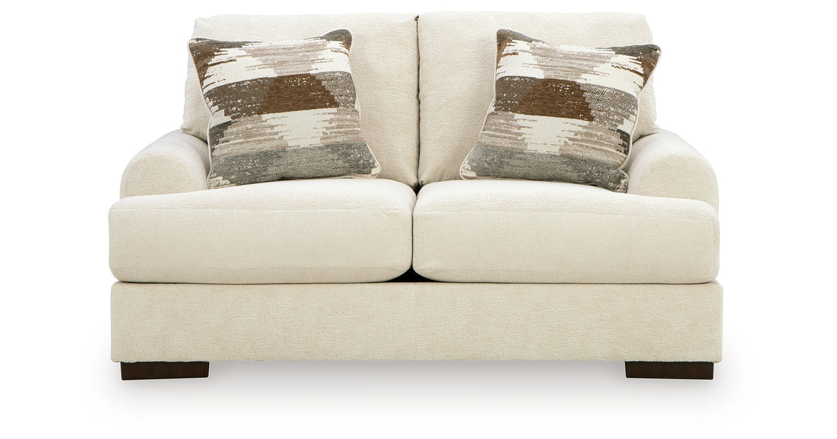 Jayne Park Sand Loveseat from Ashley - Luna Furniture