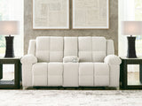 Orlen Winter Reclining Loveseat with Console from Ashley Furniture - Luna Furniture