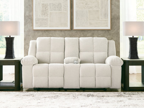 Orlen Winter Reclining Loveseat with Console from Ashley Furniture - Luna Furniture