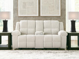 Orlen Winter Reclining Loveseat with Console from Ashley Furniture - Luna Furniture