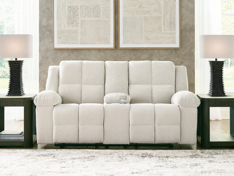 Orlen Winter Reclining Loveseat with Console from Ashley Furniture - Luna Furniture