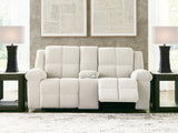 Orlen Winter Reclining Loveseat with Console from Ashley Furniture - Luna Furniture