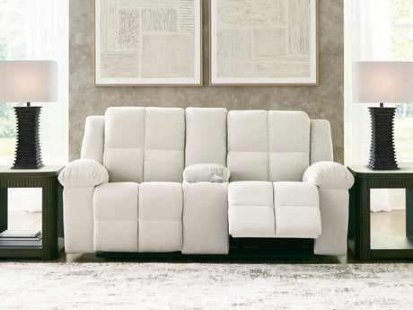 Orlen Winter Reclining Loveseat with Console from Ashley Furniture - Luna Furniture