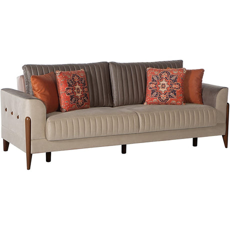 Piero Hande Beige 3-Seat Sleeper Sofa from Bellona - Luna Furniture