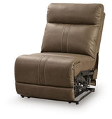 Max-Momentum Biscotti Power Armless Recliner from Ashley - Luna Furniture