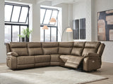 Max-Momentum Biscotti 5-Piece Power Reclining Sectional from Ashley Furniture - Luna Furniture