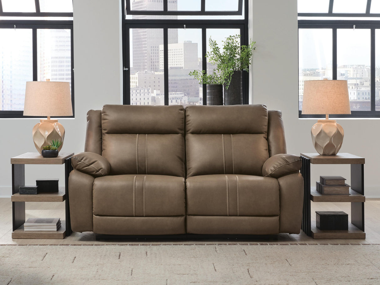 Max-Momentum Biscotti 2-Piece Power Reclining Sectional Loveseat from Ashley Furniture - Luna Furniture
