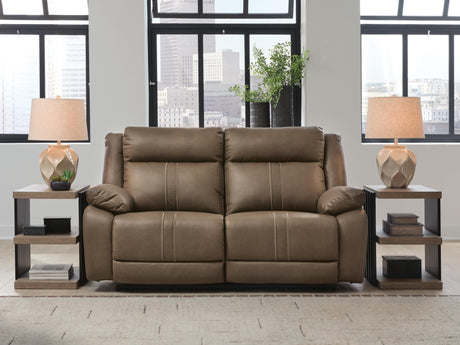 Max-Momentum Biscotti 2-Piece Power Reclining Sectional Loveseat from Ashley Furniture - Luna Furniture