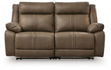 Max-Momentum Biscotti 2-Piece Power Reclining Sectional Loveseat from Ashley Furniture - Luna Furniture