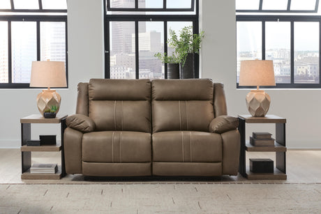 Max-Momentum Biscotti 2-Piece Power Reclining Sectional Loveseat from Ashley - Luna Furniture