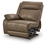 Max-Momentum Biscotti Left-Arm Facing Power Recliner from Ashley - Luna Furniture