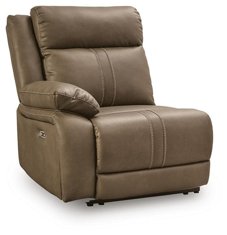 Max-Momentum Biscotti Left-Arm Facing Power Recliner from Ashley Furniture - Luna Furniture