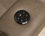 Max-Momentum Biscotti 7-Piece Power Reclining Sectional with Audio Consoles from Ashley - Luna Furniture