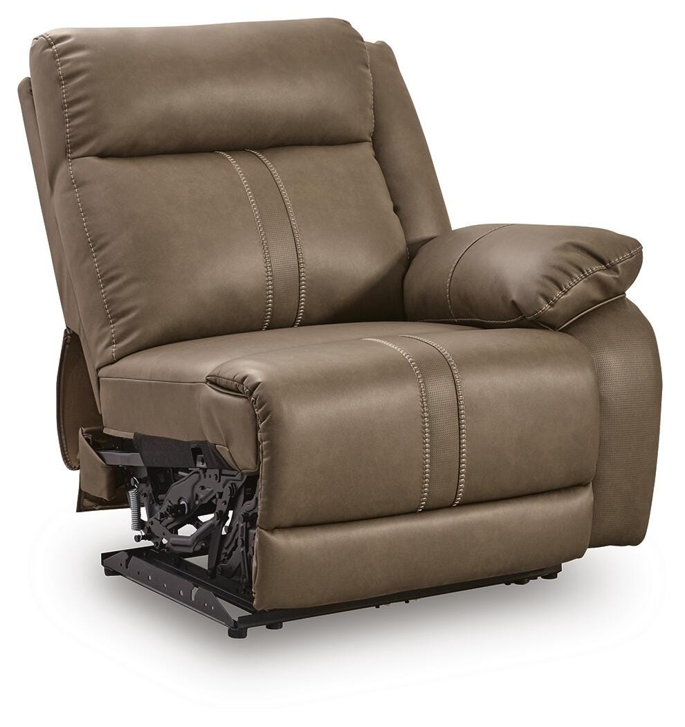 Max-Momentum Biscotti Right-Arm Facing Power Recliner from Ashley - Luna Furniture