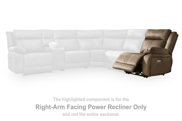 Max-Momentum Biscotti Right-Arm Facing Power Recliner