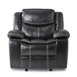 Ferriday Taupe Chair with Pull-out Ottoman from Homelegance - Luna Furniture