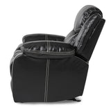 Ferriday Taupe Chair with Pull-out Ottoman from Homelegance - Luna Furniture