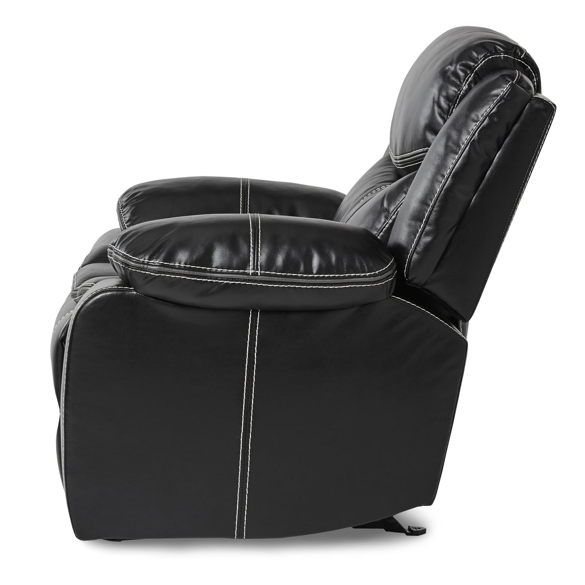 Bastrop Black Reclining Sofa from Homelegance - Luna Furniture