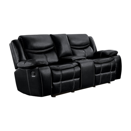 Bastrop Black Glider Reclining Chair from Homelegance - Luna Furniture