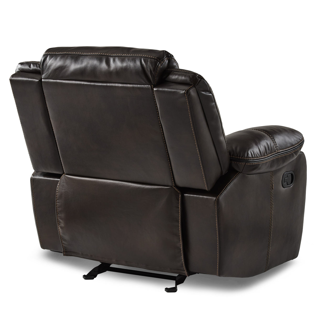 Bastrop Brown Reclining Loveseat from Homelegance - Luna Furniture