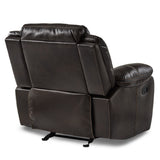 Bastrop Brown Reclining Loveseat from Homelegance - Luna Furniture