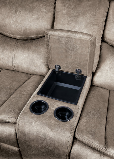 Bastrop Brown Reclining Chair from Homelegance - Luna Furniture