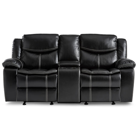 Bastrop Black Reclining Sofa from Homelegance - Luna Furniture